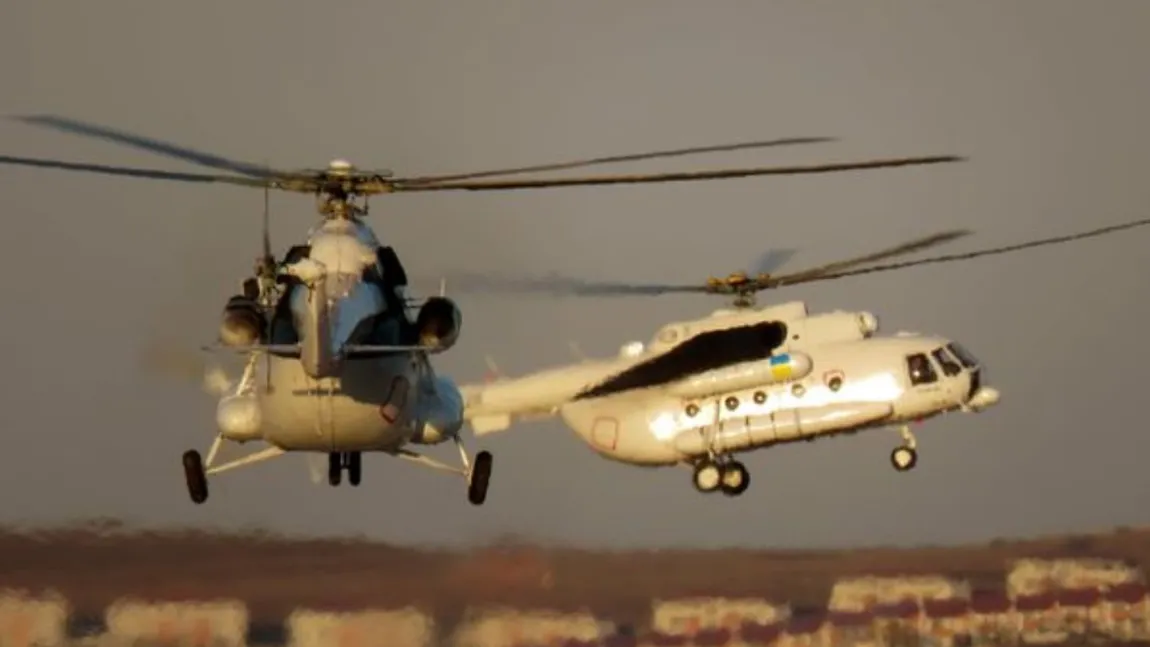 Două elicoptere ucrainene au aterizat pe Aeroportul din Cluj