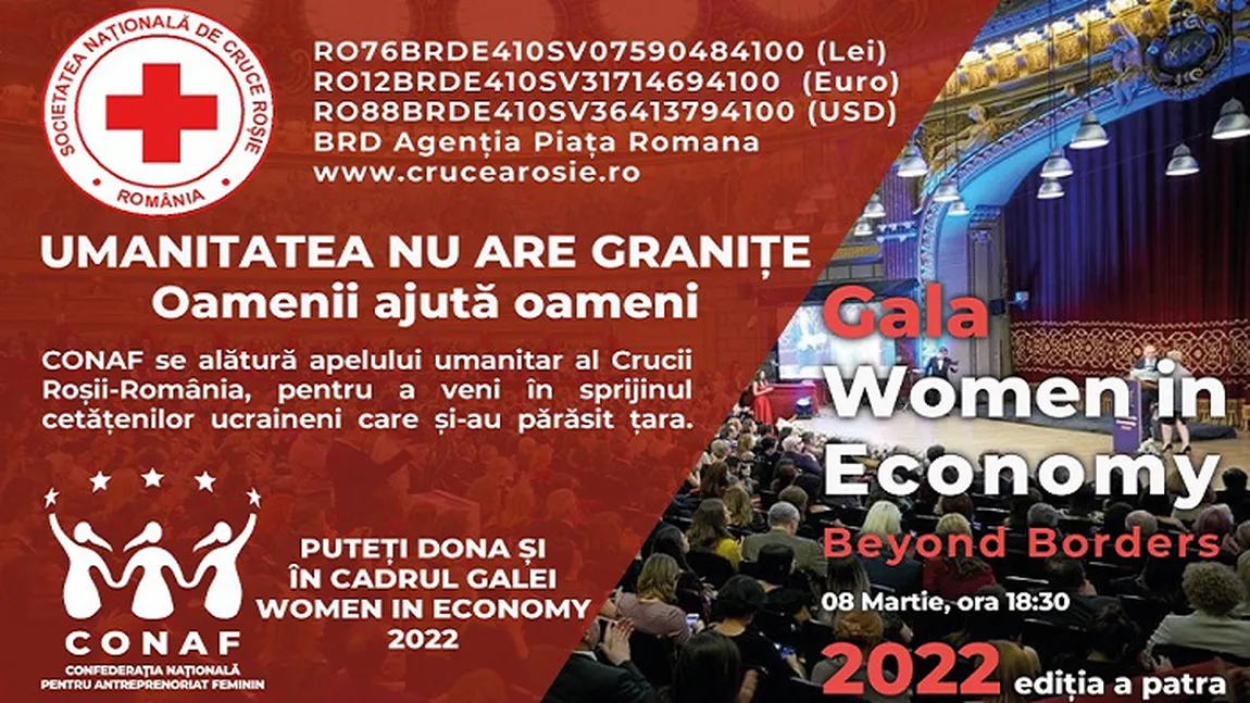 Gala Conaf premiază antreprenoarele de succes. Premierul Nicolae Ciucă, printre invitați
