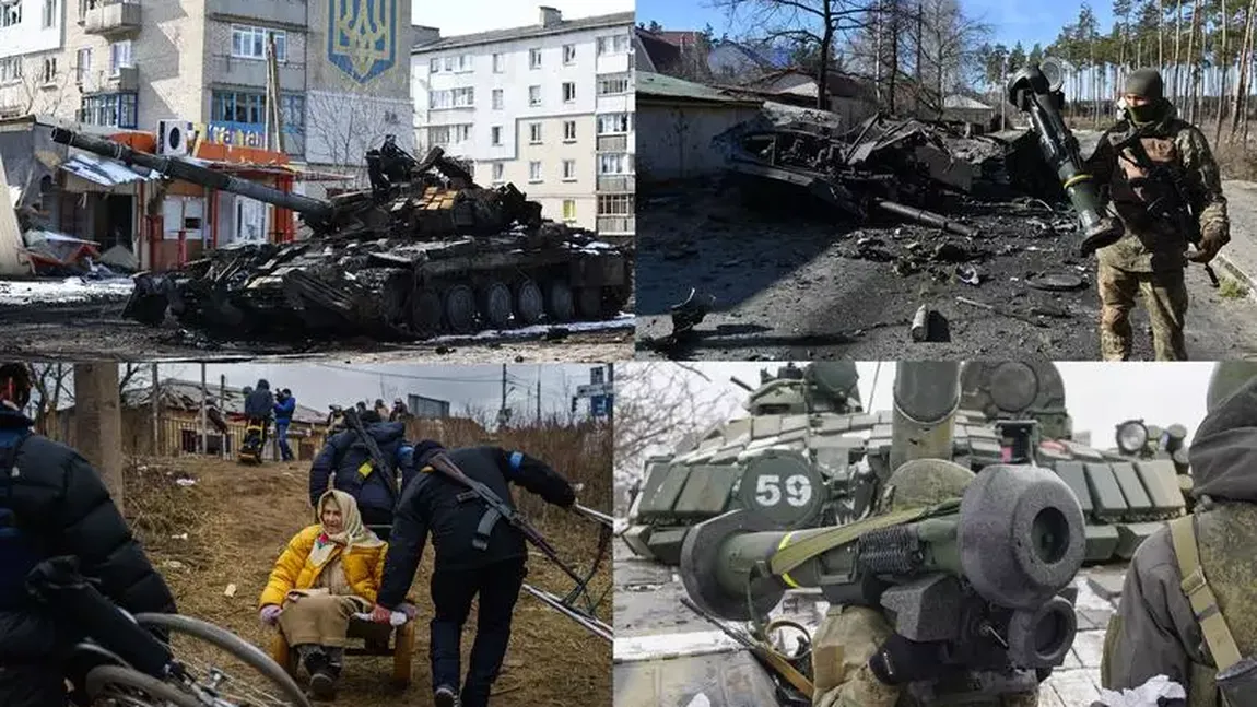 Aeroportul Antonov, din nordul Kievului, a fost bombardat de trupele ruse