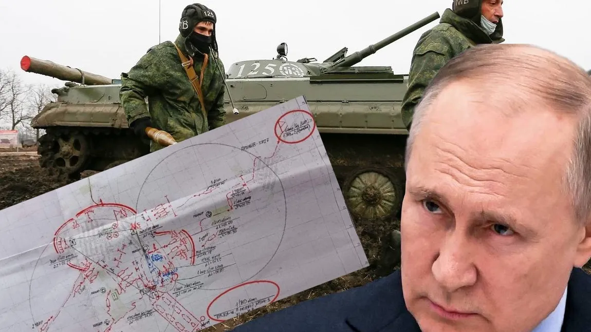 Planurile de război ale lui Vladimir Putin. Tabele și schițe pierdute de soldații ruși pe front în Ucraina