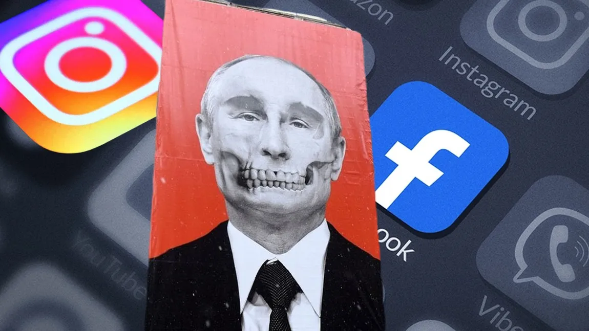 Facebook şi Instagram permit incitarea la ură împotriva soldaţilor ruşi. Utilizatorii pot cere chiar moartea lui Vladimir Putin, în postările lor