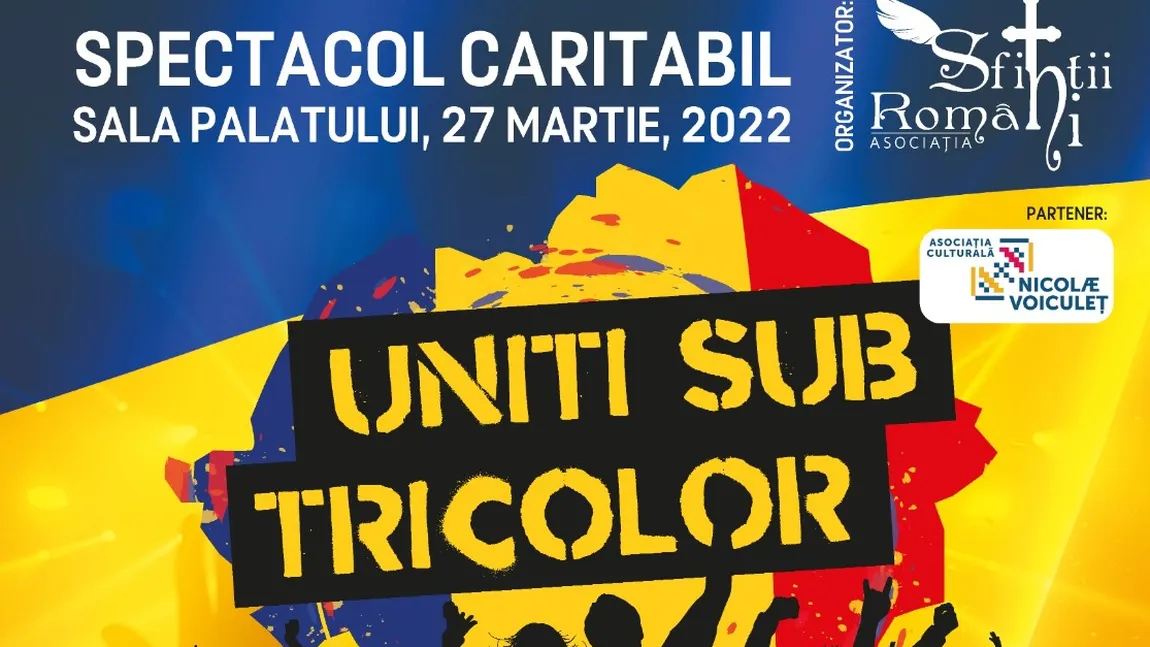 Concert caritabil la Sala Palatului. Printre invitaţi se numără Fraţii Petreuş, Nicolae Furdui Iancu şi Corul Tronos al Patriarhiei