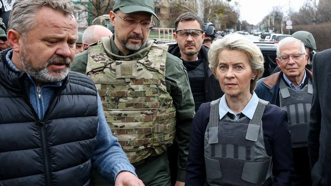 Ursula von der Leyen a ajuns în Ucraina: 