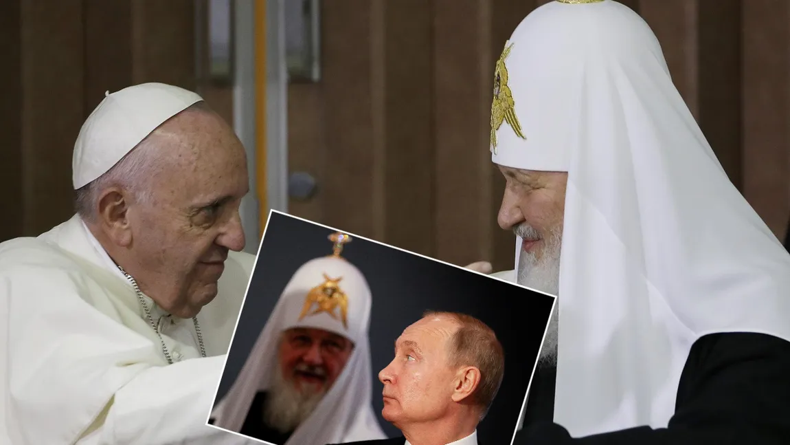 Papa Francisc anulează întâlnirea cu patriarhul Kirill, la Ierusalim: 