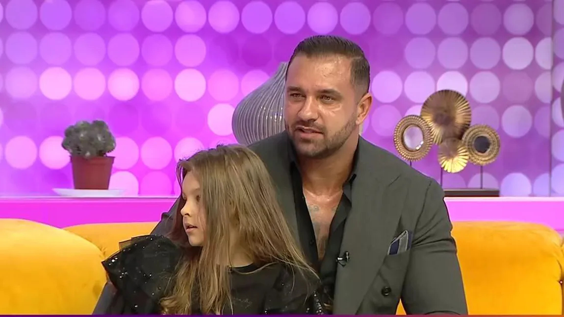 Alex Bodi, prima apariţie la TV alături de fiica lui cea mică. Selena, petrecere colorată la 5 ani VIDEO
