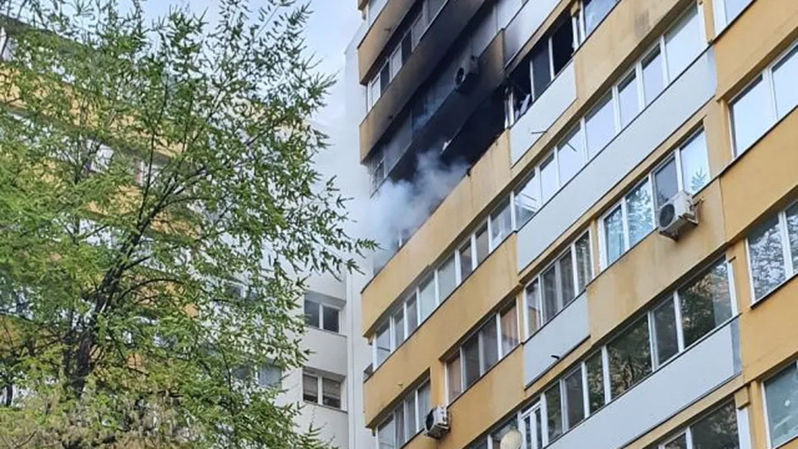Incendiu într-un bloc din zona Doamna Ghica, din Bucureşti. Au fost evacuate 11 persoane, una fiind transportată la spital