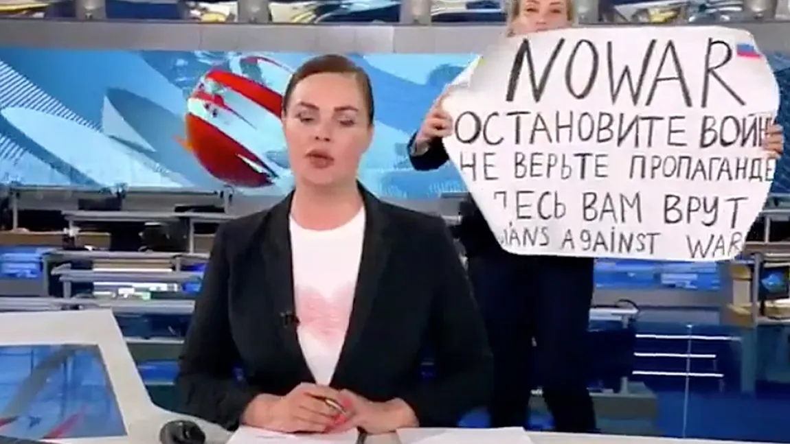 Marina Ovsiannikova, jurnalista care a protestat împotriva războiului în direct la televiziunea rusă, a fost angajată de o televiziune germană