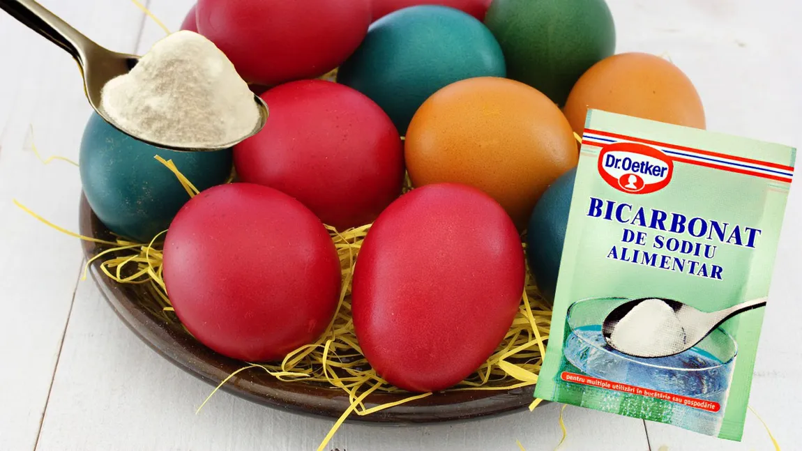 Cum să vopsiți ouăle de Paște folosind bicarbonat de sodiu, oțet și colorant alimentar. Metoda genială de a obține culoarea mult dorită