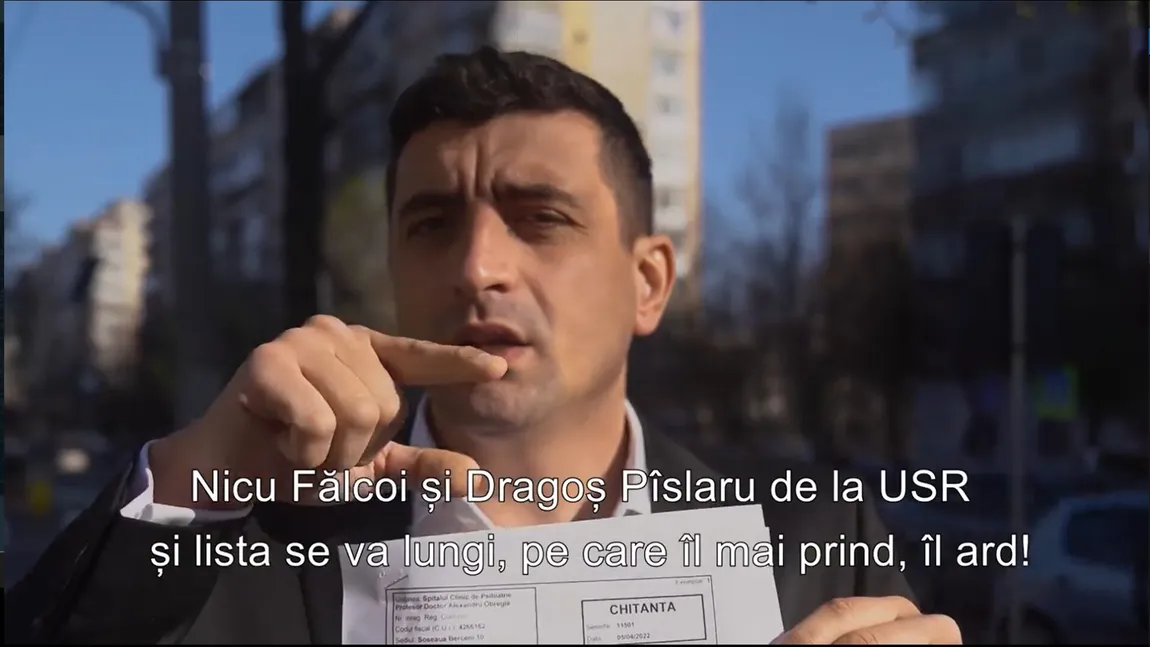 George Simion şi-a făcut test anti-drog şi anunţă că dă în judecată doi parlamentari USR