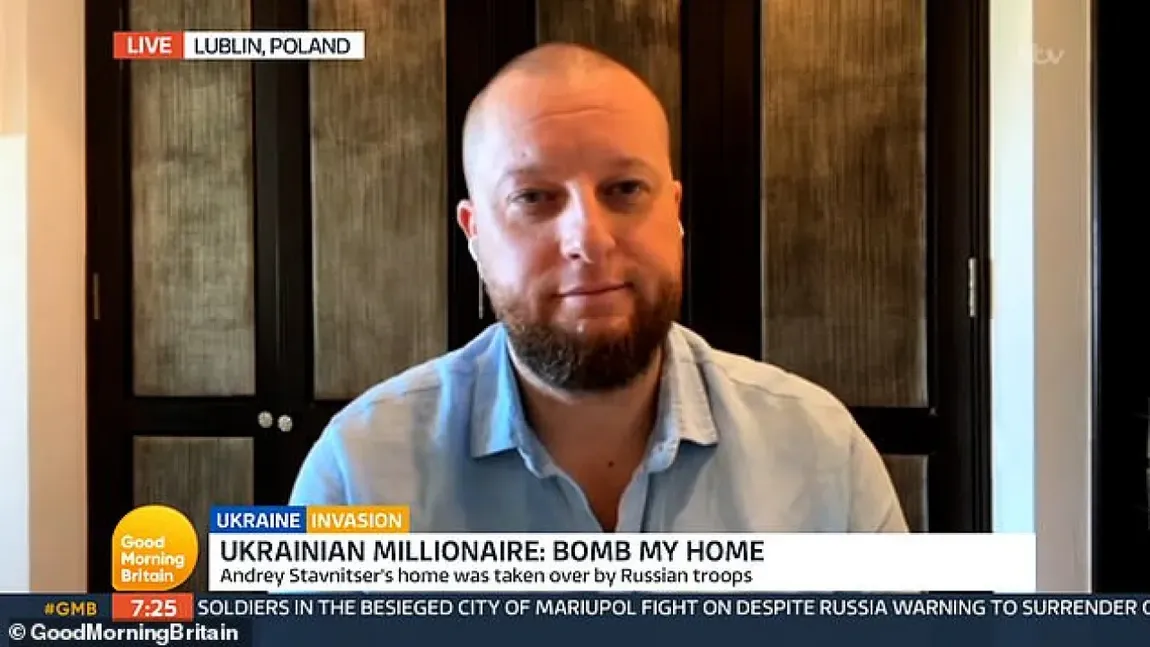 Un milionar ucrainean a cerut armatei ţării sale să-i bombardeze casa şi le-a furnizat datele GPS, după ce aceasta fusese folosită de trupele ruseşti
