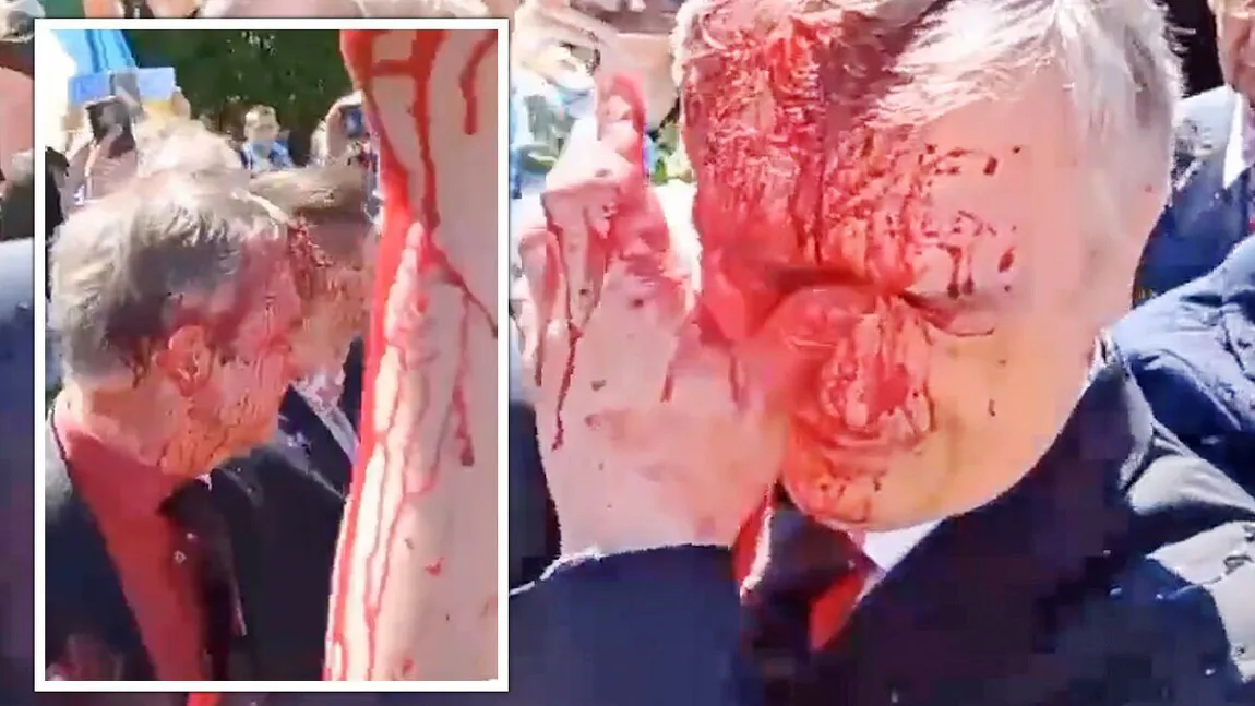 Ambasadorul Rusiei în Polonia, atacat cu o substanţă roşie chiar de 9 mai, celebrată la Moscova ca 