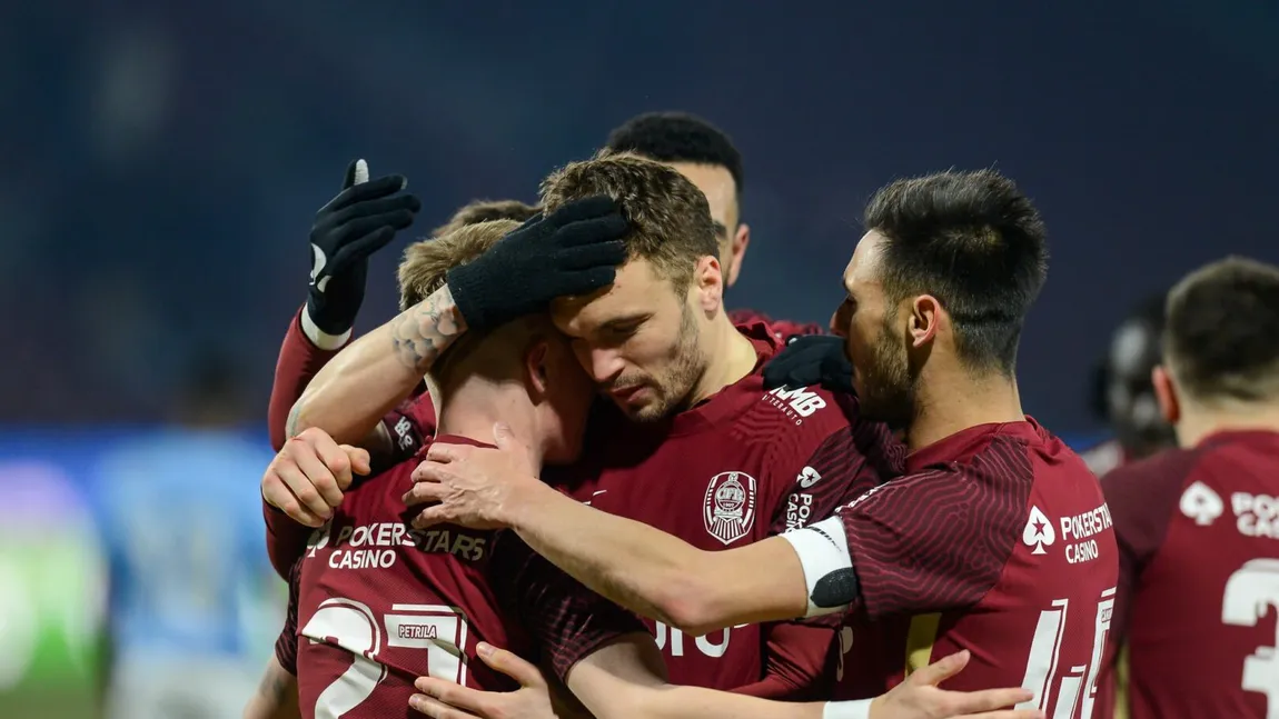 CFR Cluj a câştigat campionatul a cincea oară la rând în Liga 1 după 2-1 cu Universitatea Craiova