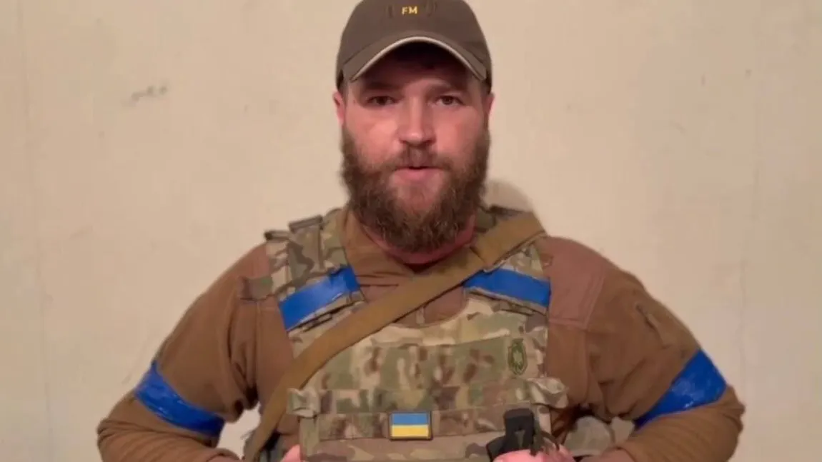 Adjunctul şefului batalionului Azov s-a predat ruşilor. Este cel mai important comandant al rezistenţei de la Azovstal, făcut prizonier