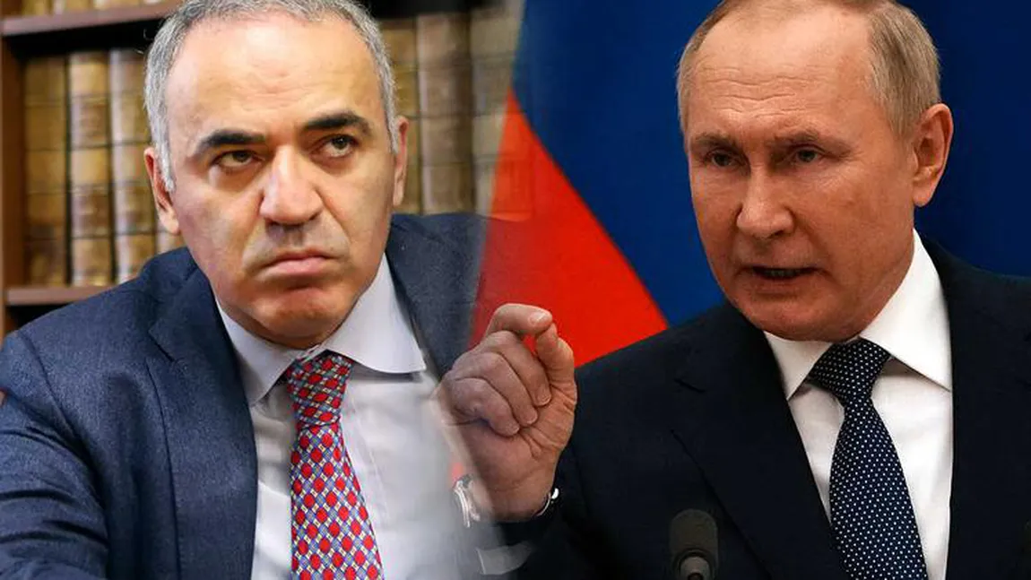 Garry Kasparov îl atacă pe Vladimir Putin de la Bucureşti. 