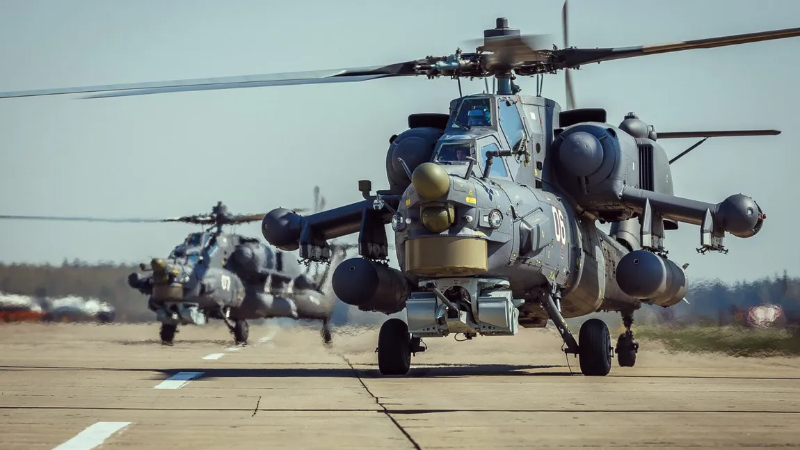 Kievul susţine că armata rusă a masat zeci de elicoptere de asalt şi de transport la graniţa cu Ucraina