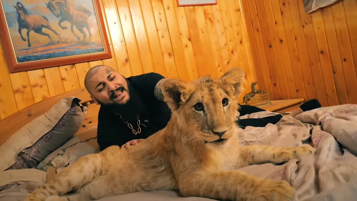 Dani Mocanu, un nou videoclip controversat după ce a fost anchetat în dosarul maltratării unui leu: 
