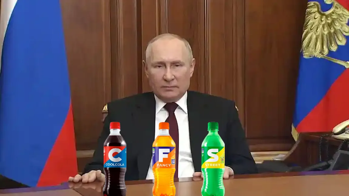 Ce beau rușii după retragerea Coca-Cola, Fanta și Sprite de pe piață. Bătaie mare între producătorii locali (FOTO)