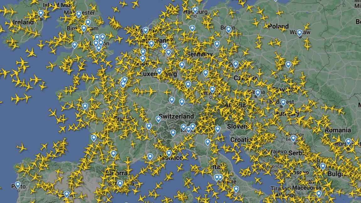 Alertă, traficul aerian deasupra Elveţiei a fost închis total. Decolările şi aterizările au fost suspendate