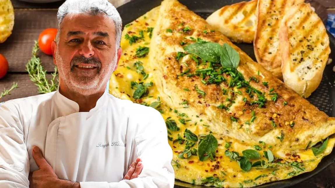 Omletă pufoasă a la Chef Joseph Hadad. Reţeta simplă pentru dimineţi perfecte