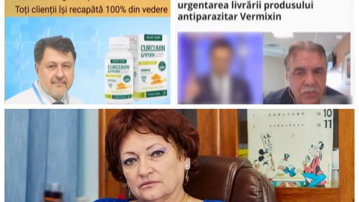 EXCLUSIV | Imaginea medicilor Alexandru Rafila, Monica Pop şi Ion Alexie, folosită fraudulos pentru vânzarea unor medicamente pe Internet. 