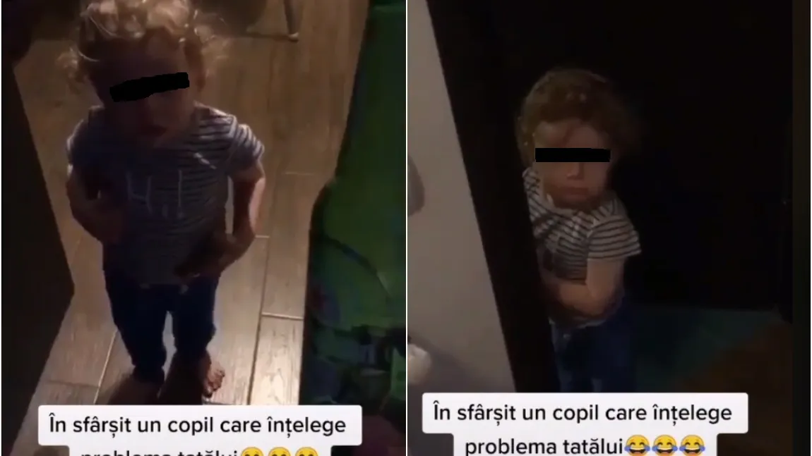 Un băiat de doi ani a devenit viral pe TikTok: 