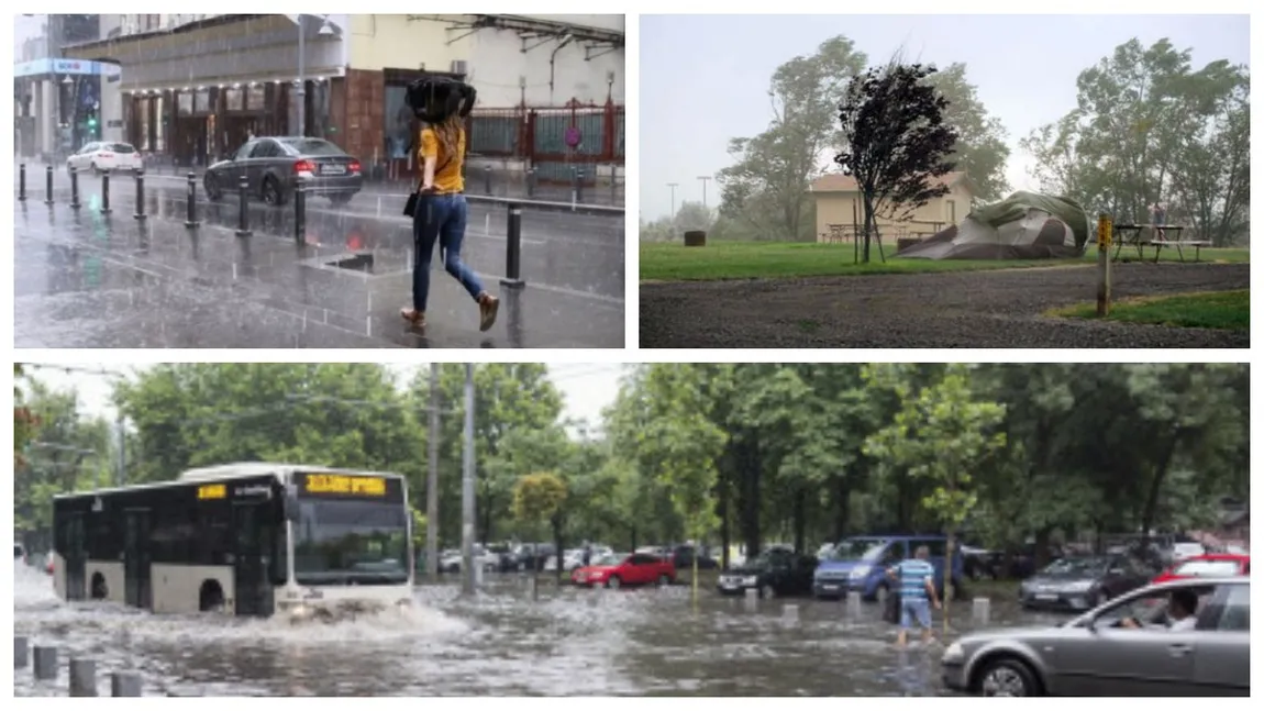 Alertă ANM: Cod galben de vijelii în România. Ce județe sunt vizate de ploi (FOTO)
