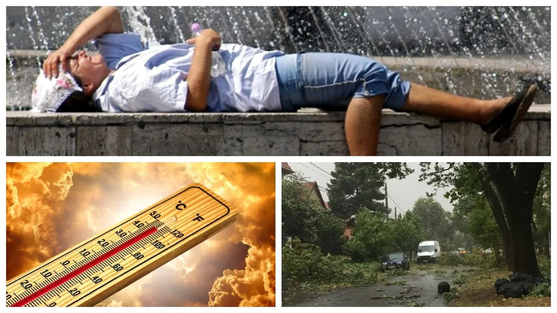Se anunță o săptămână fierbinte în România. Se reîntorc furtunile violente, dar și temperaturile sufocante. Directorul ANM, Elena Mateescu: De marți valul de căldură se va intensifica