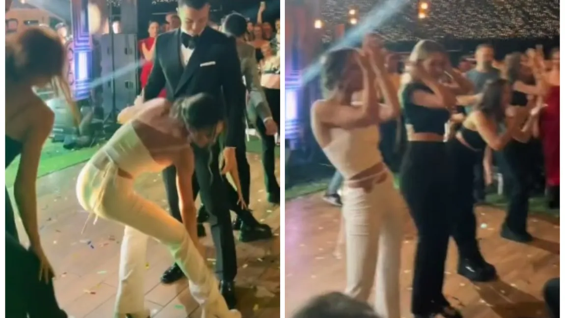 Dansul pentru mire a devenit viral pe TikTok. Şi Nicole Cherry a dansat alături de ea: 