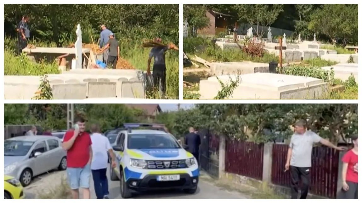 Durere mare în Bascov, unde o familie întreagă a fost ucisă. Trei dintre victime sunt conduse astăzi pe ultimul drum