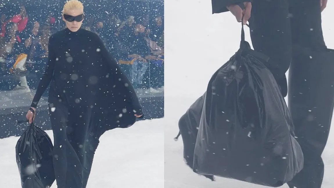 Experiment social sau ironie, Balenciaga şochează din nou. A creat geanta care seamănă cu un sac de gunoi, iar preţul este exorbitant