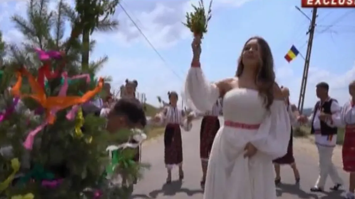 Nunta lui George Simion, împodobirea bradului miresei. Cât de frumoasă este Ilinca VIDEO şi FOTO