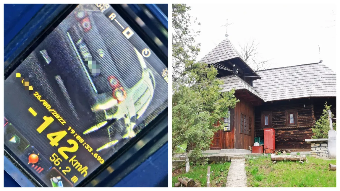 Un șofer din Botoșani a încercat să fugă de polițiștii ascunzându-se într-o mânăstire. Bărbatul a rămas fără permisul de conducere și s-a ales cu o amendă de 3.600 de lei