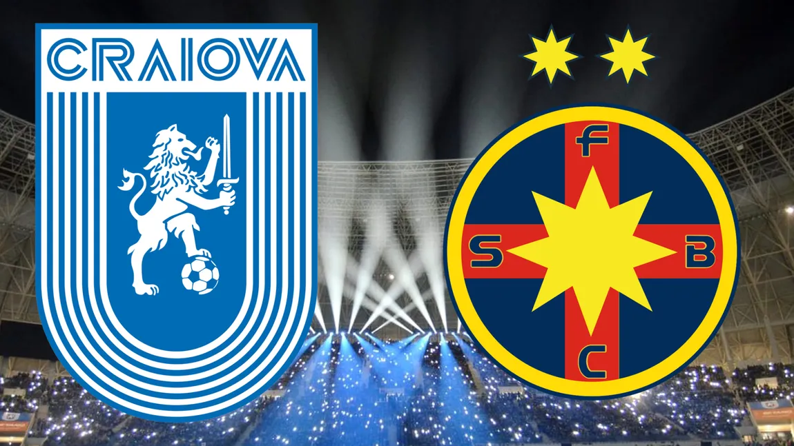 Universitatea Craiova - FCSB: 2-1. Oltenii se impun în derby-ul 