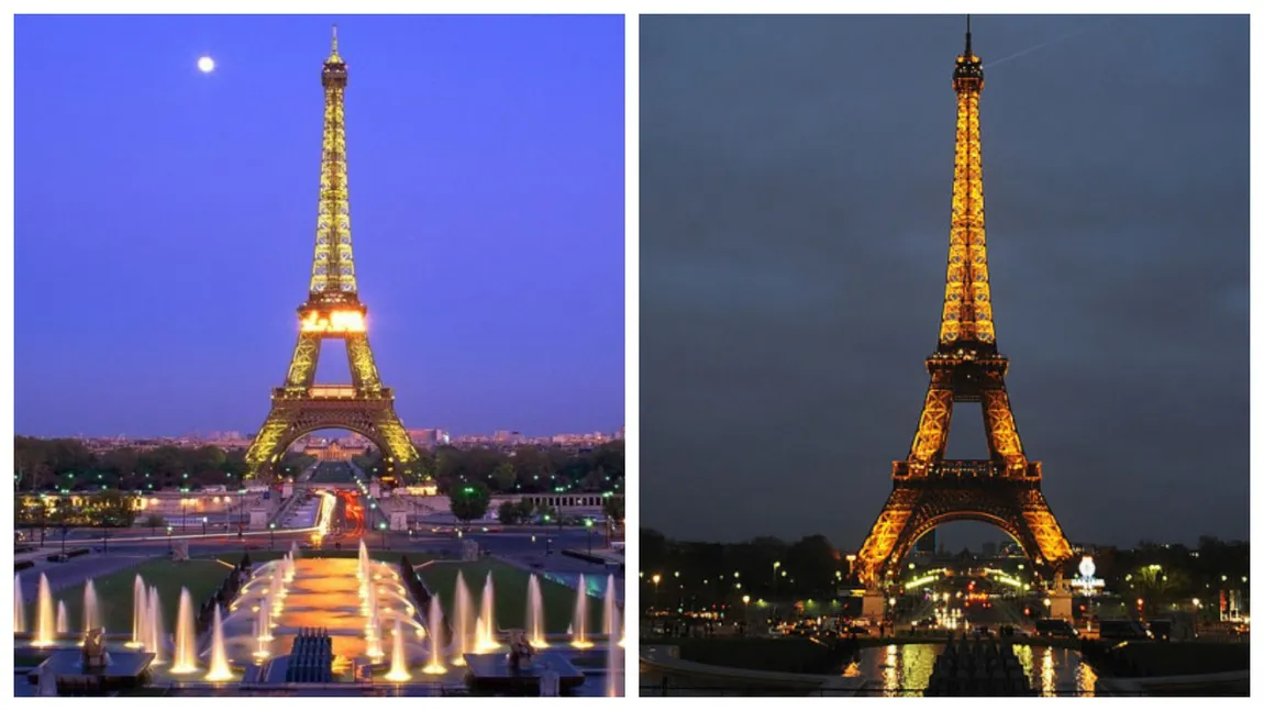 Parisul stinge luminile Turnului Eiffel cu o oră mai devreme. Motivul pentru care Orașul Luminilor va fi iluminat cu porția