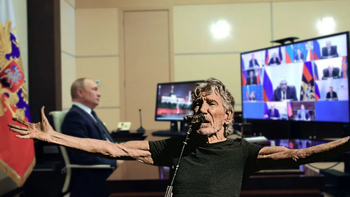 După ce a făcut-o praf pe soția lui Volodimir Zelenski, Roger Waters i-a scris lui Vladimir Putin. Mesajul fondatorului Pink Floyd