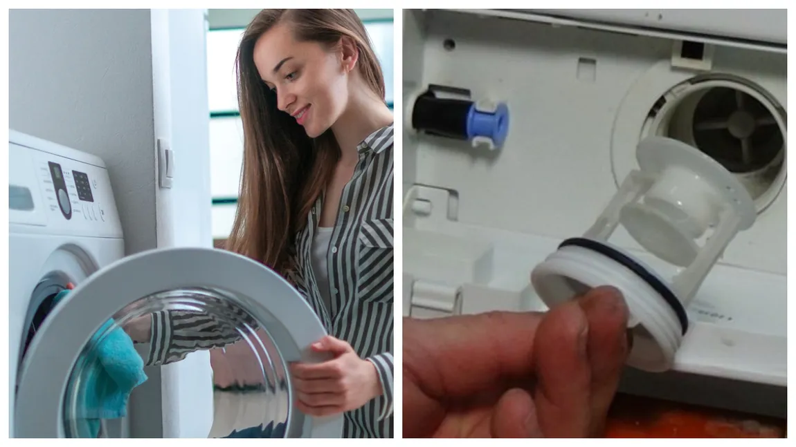 Cum trebuie să cureți mașina de spălat ca să funcționeze eficient pe termen lung. Trucul care te va scăpa de o mare bătaie de cap