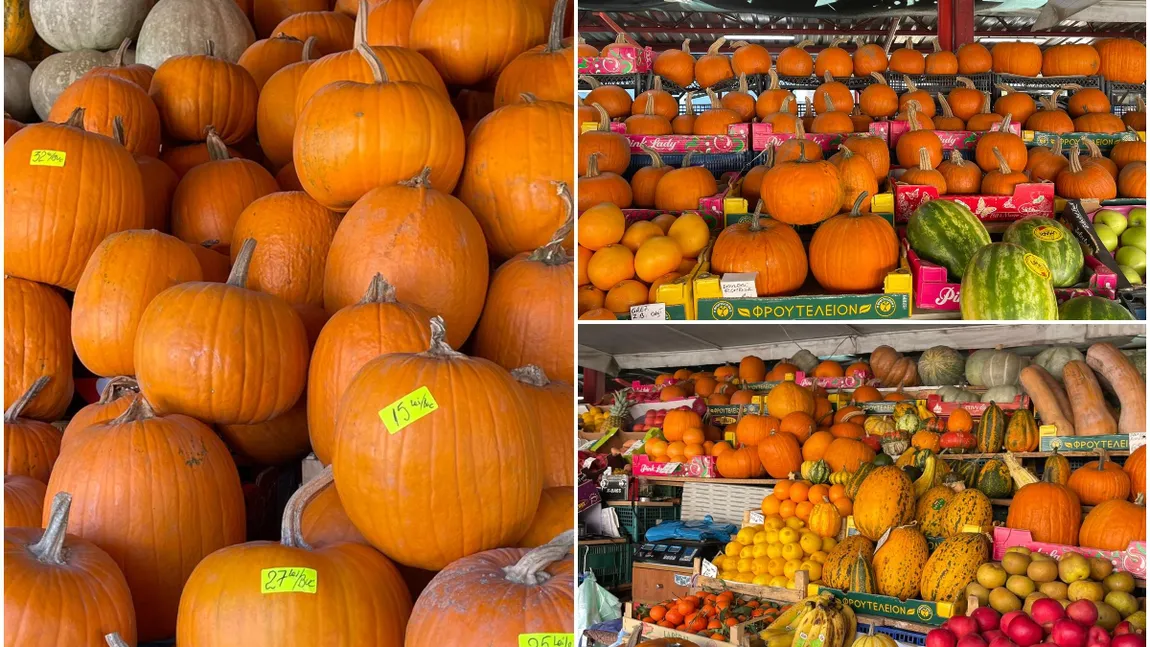 Scandalos! Preţuri de groază la dovlecii decorativi de Halloween din pieţe! Cei mai mari ajung să coste şi 80 de lei!