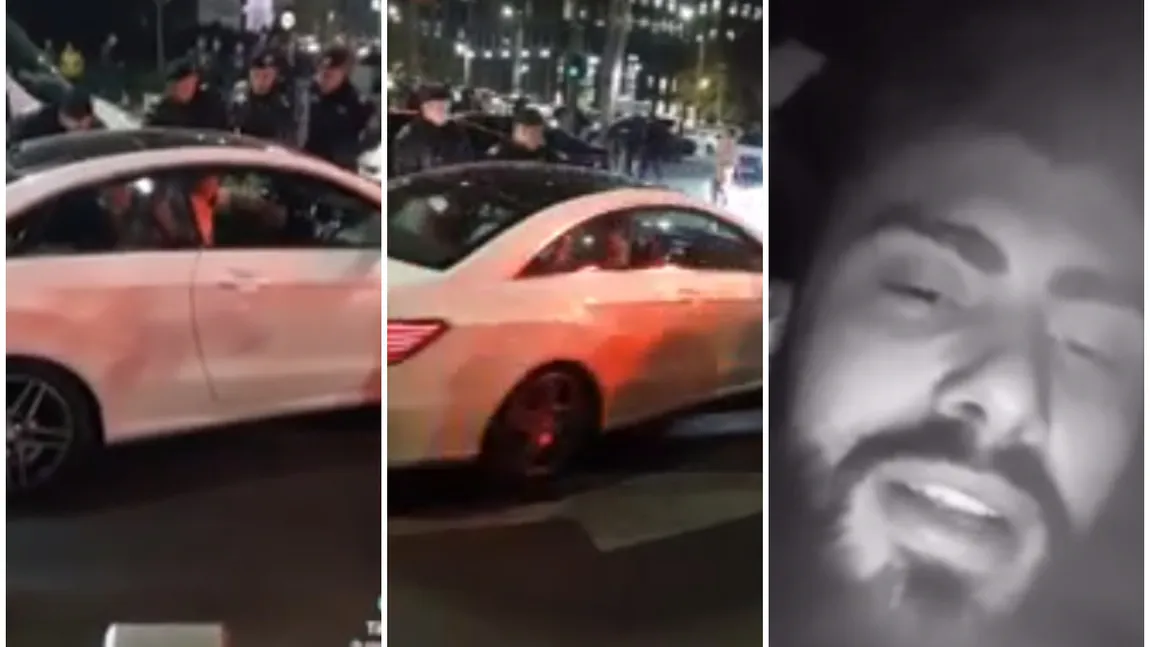 Şoferul Mercedesului care a lovit mai multe mașini în centrul Capitalei și a fugit de poliție a fost prins. În trecut, a fost implicat într-un dosar pentru consum de droguri. VIDEO