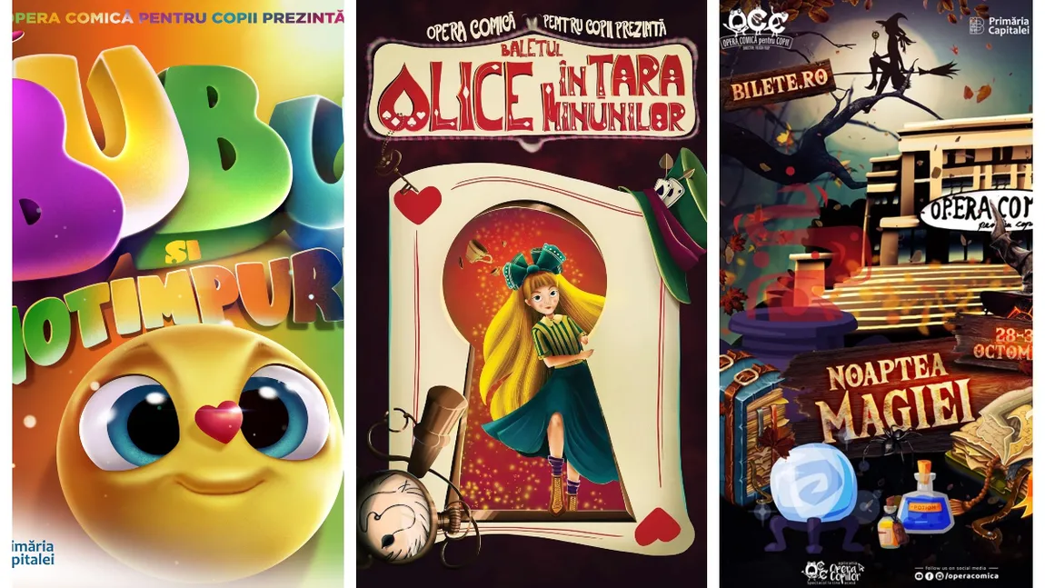 Spectacole suplimentare, la cererea publicului, în toate sălile Operei Comice pentru Copii