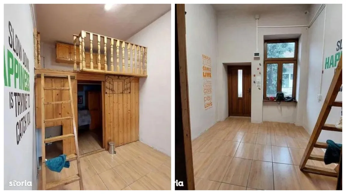 Anunț imobiliar devenit viral în Cluj-Napoca. Cât te-ar costa garsoniera cu pat deasupra băii