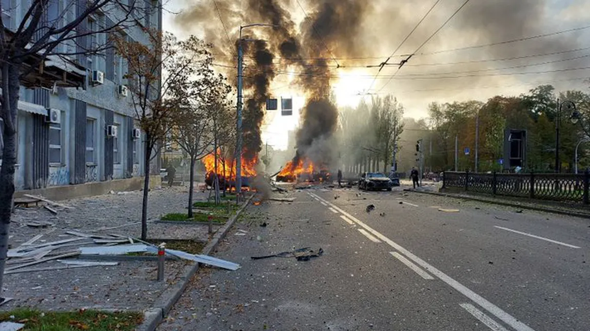 Sirenele de război au sunat din nou în capitala Ucrainei. Rusia a lovit din nou Kievul cu rachete: 