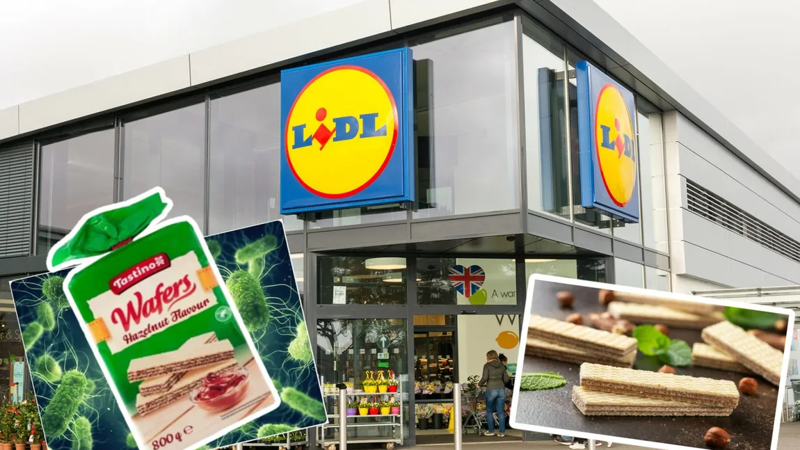 Alertă în toate magazinele Lidl din țară! Un sortiment de napolitane cu Salmonella a fost retras