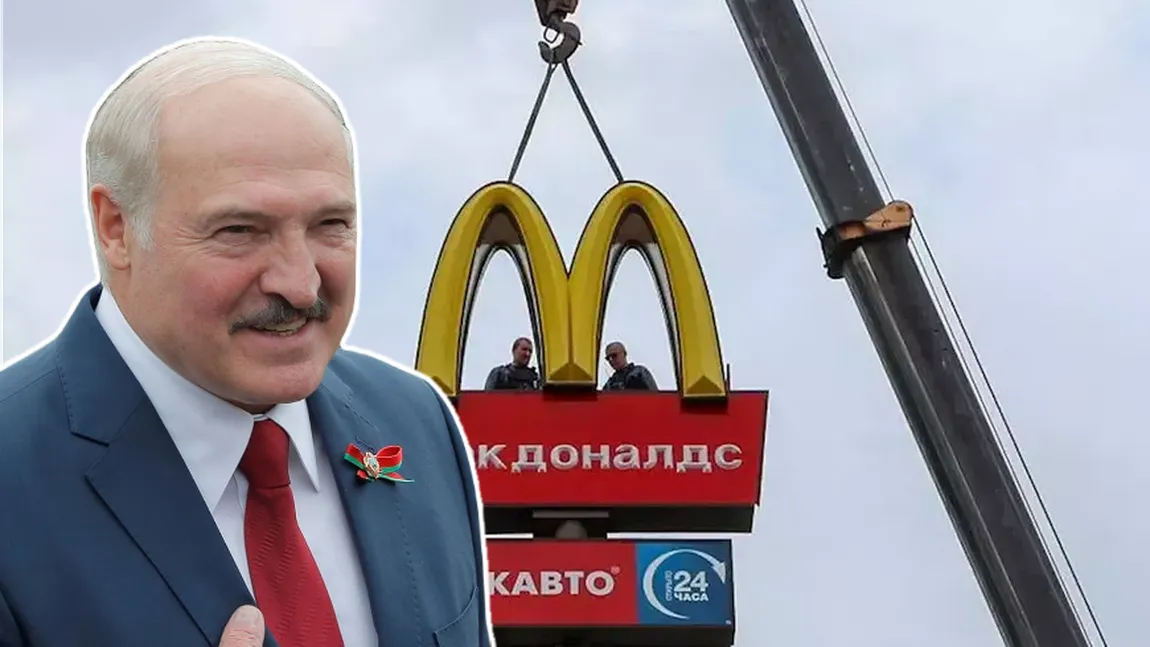 Lukaşenko ironizează McDonald's după anunţul companiei că se retrage din Belarus: 