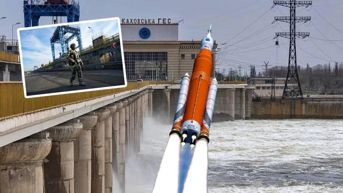 Lovitură nimicitoare! Barajul centralei hidroelectrice Kahovka a fost lovit de o rachetă HIMARS