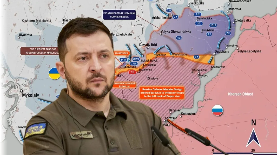 ALERTĂ în Ucraina! Retragerea trupelor rusești din Herson pare să fie doar o capcană! Forțele ucrainene se tem de o ambuscadă