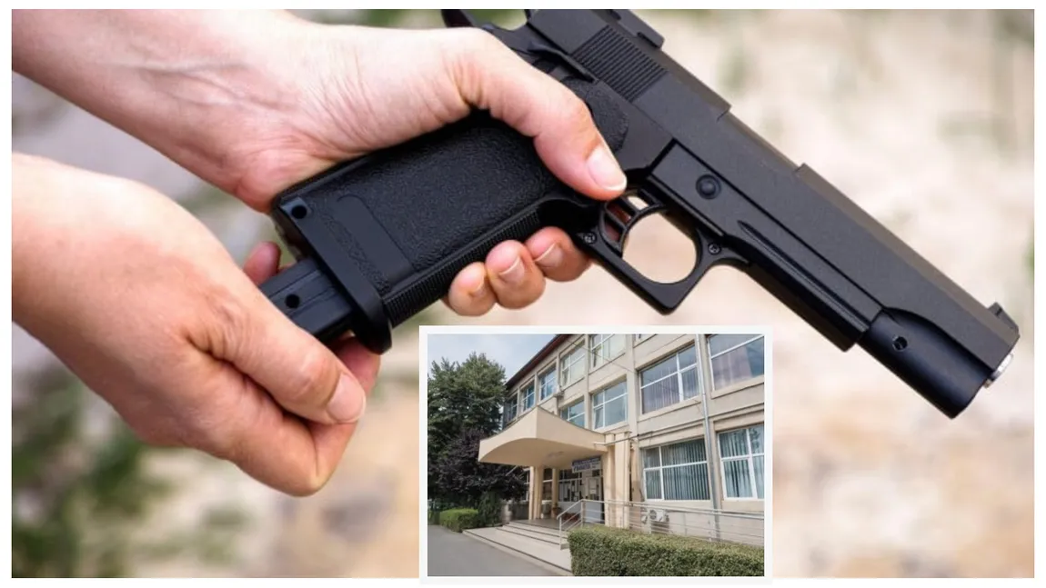 Incident șocant la un liceu din Timișoara! Un elev și-a împușcat colegul cu un pistol de airsoft. Agresorul s-a ales cu dosar penal
