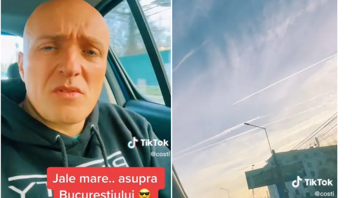 Costi Ioniță s-a facut de râs pe TikTok! Ne otrăvesc ăștia cu dârele albe de la avioane VIDEO