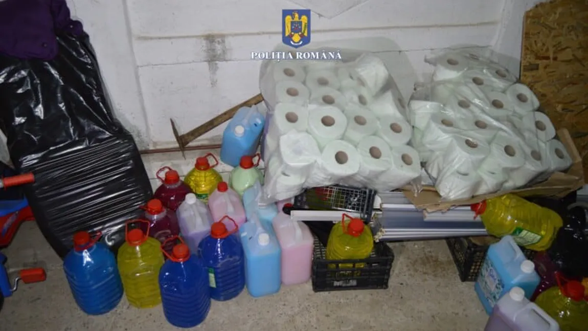 Cinci bărbați din Dej au fost arestați după ce au furat hârtie igienică în valoare de 45.000 de euro
