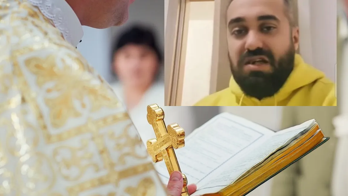 VIDEO: Un TikToker celebru a plătit 50 de euro preotului care a venit cu Nașterea Domnului: „Bam, ia de aici, popă!