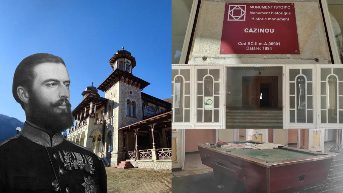 FOTO: Cazinoul construit de Carol I la Slănic-Moldova se descompune. Cum a ajuns să arate monumentul cu mare potențial turistic | EXCLUSIV